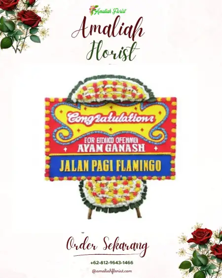 Sewa Papan Bunga Gane Barat Utara